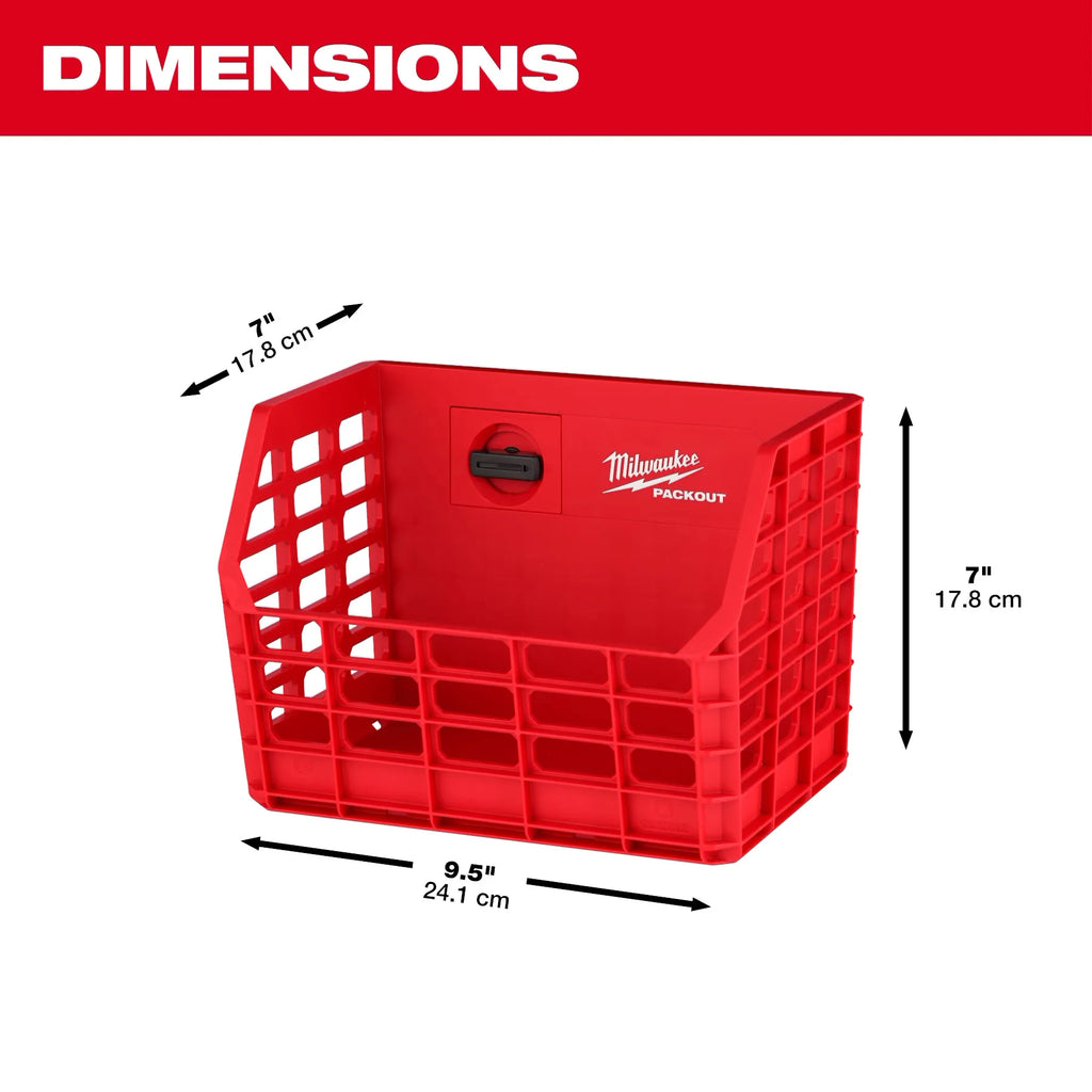 Milwaukee PACKOUT Compact Wall Basket | 48-22-8342