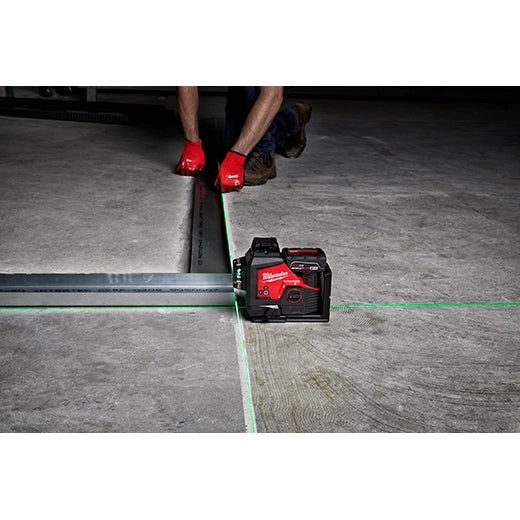 Milwaukee M12 Green 360° 3-Plane Laser Kit | 3632-21