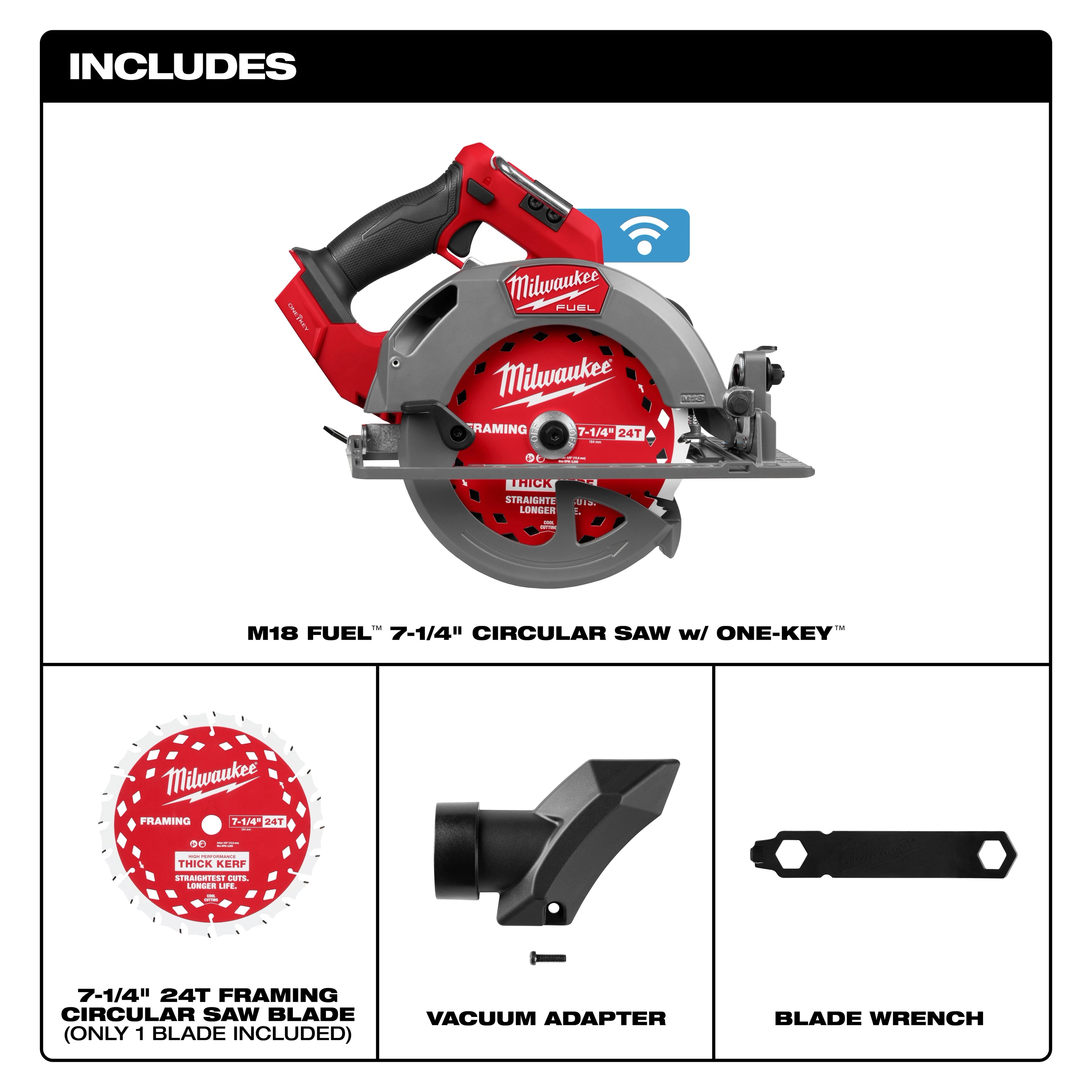 M18 FUEL™ 7-1/4" Circular Saw w/ ONE-KEY™