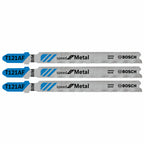 Bosch T121AF3 3 pc. 3-5/8 In. 21 TPI Speed for Metal T-Shank Jig Saw Blades
