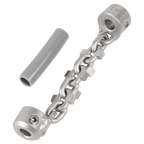 1-1/4" - 1-1/2" Carbide Chain Knocker for 1/4" Chain Snake Cable