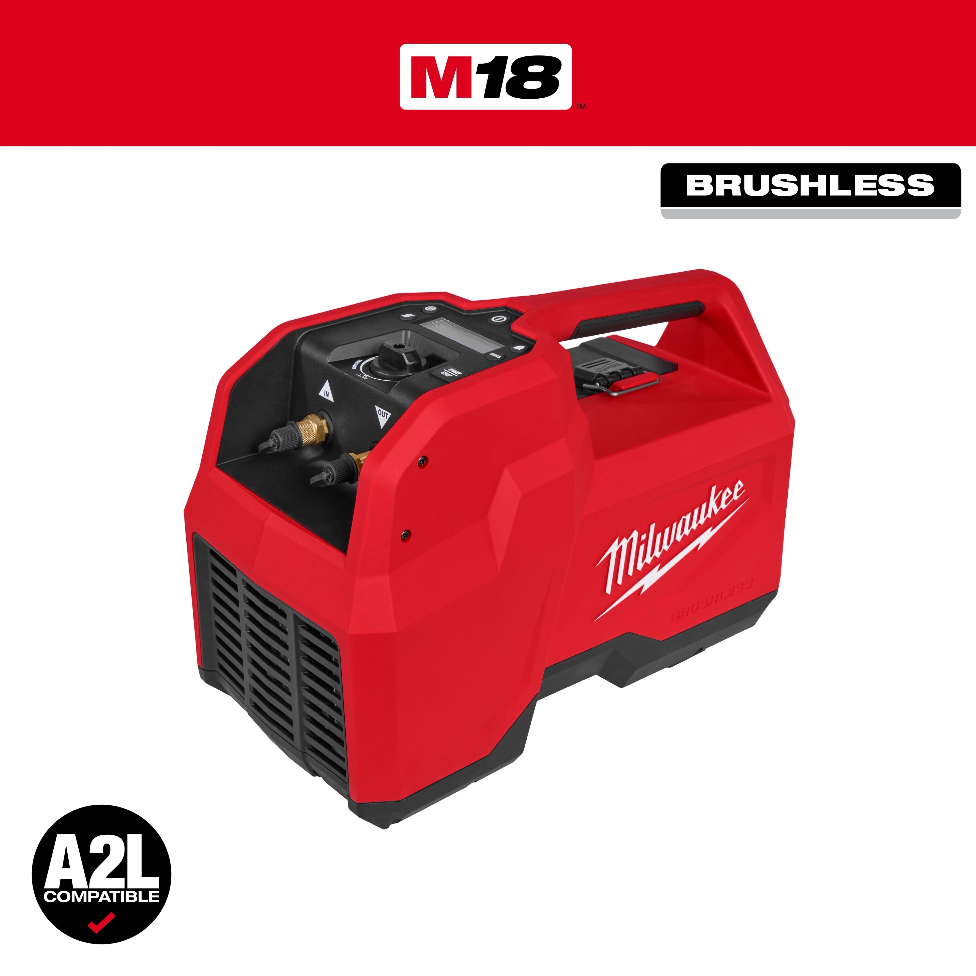 M18™ Brushless Refrigerant Recovery Machine