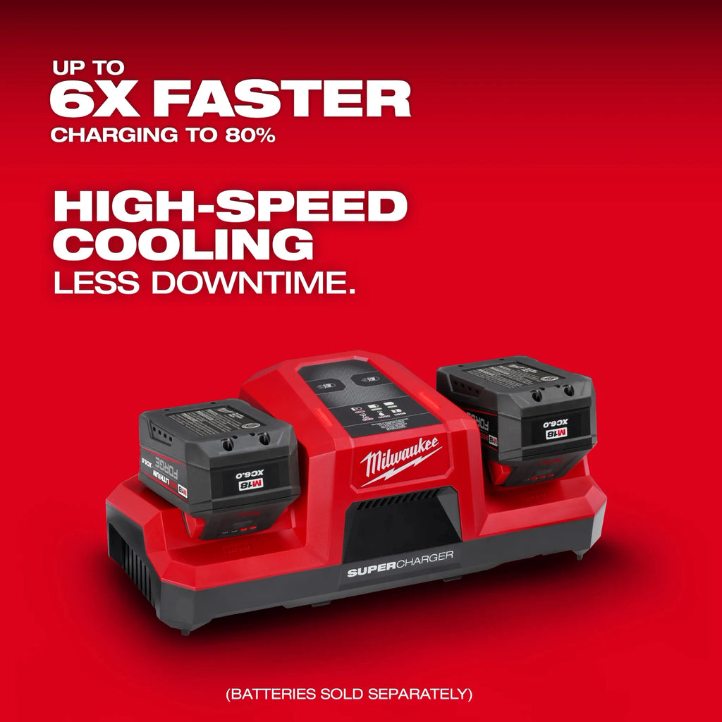 Milwaukee M18 Dual Bay Simultaneous Super Charger | 48-59-1815