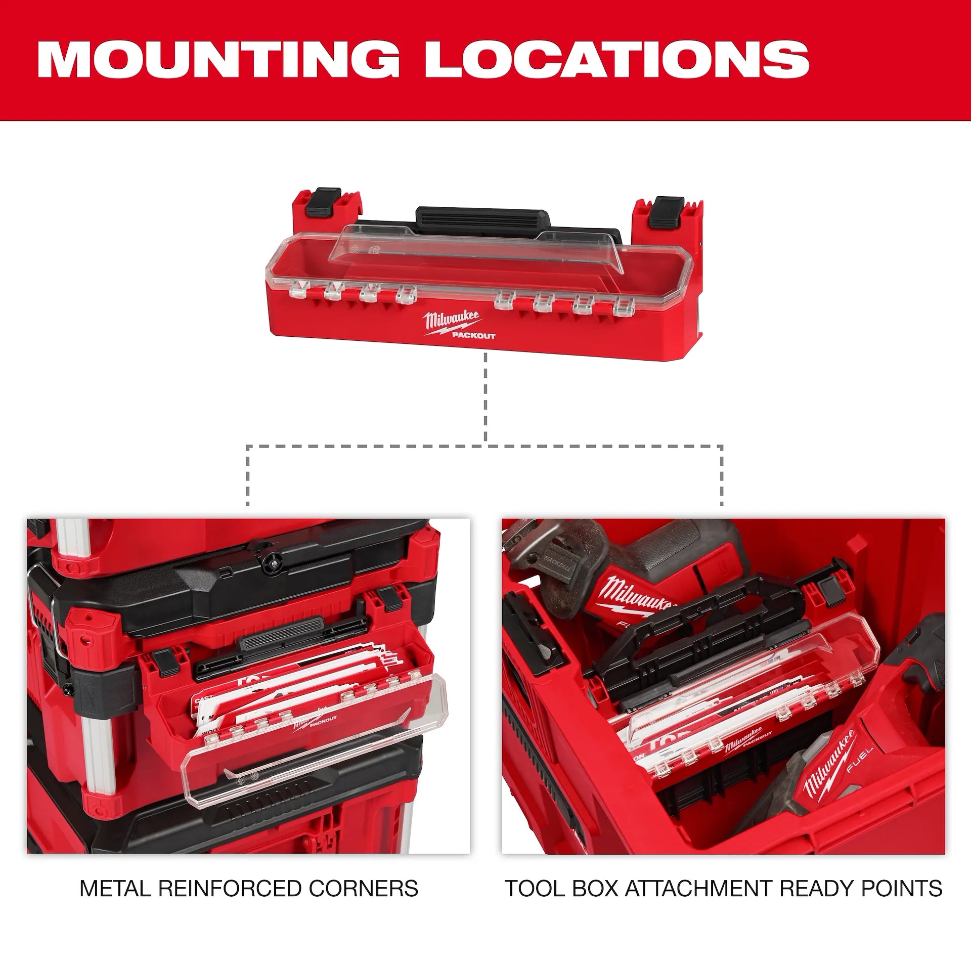 PACKOUT™ Tool Box Accessory Case Attachment