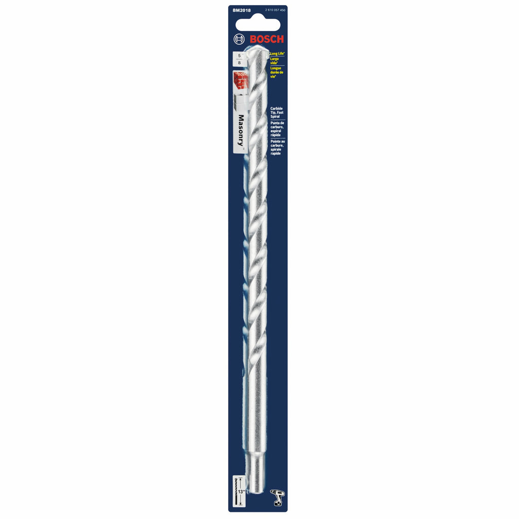 Bosch BM2018 5/8 In. X 11 In. X 13 In. Fast Spiral Rotary Masonry Drill Bit
