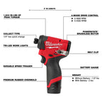 M12 FUEL™ 1/4" Hex Impact Driver