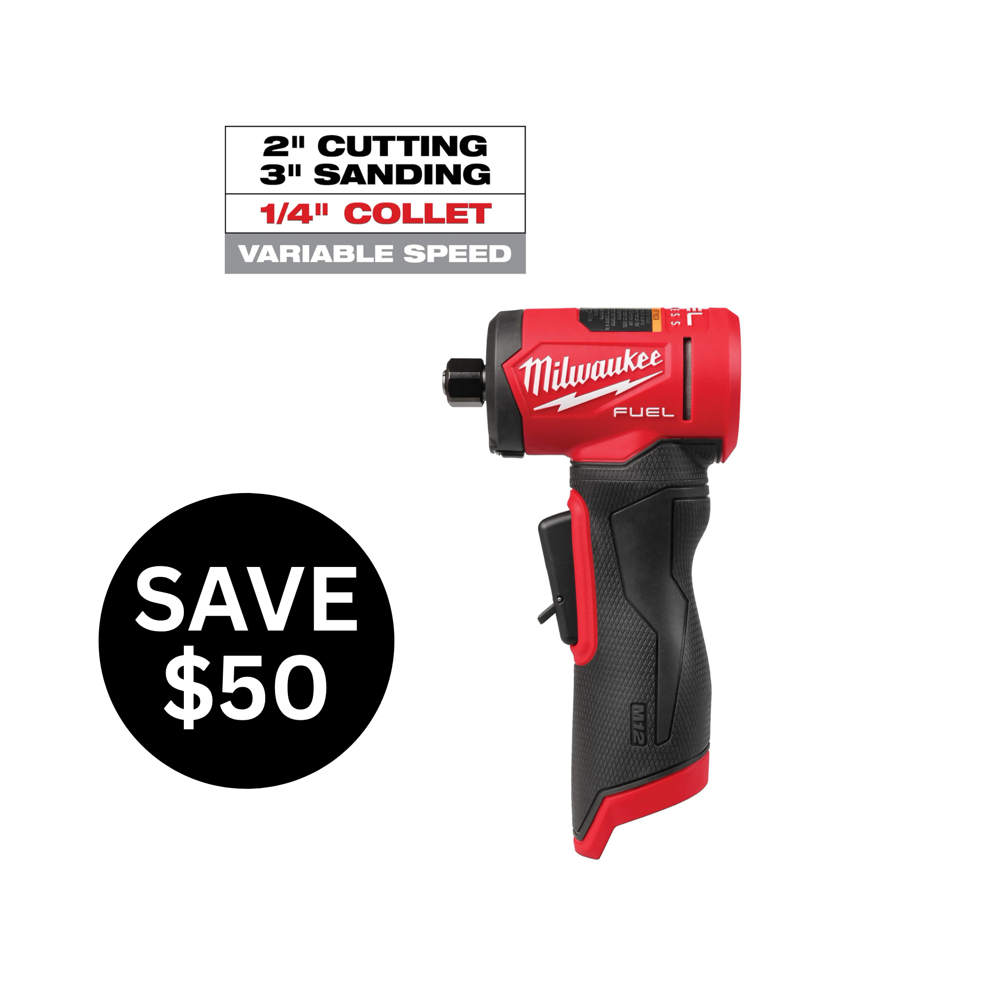 M12 FUEL™ 1/4" Right Angle Die Grinder