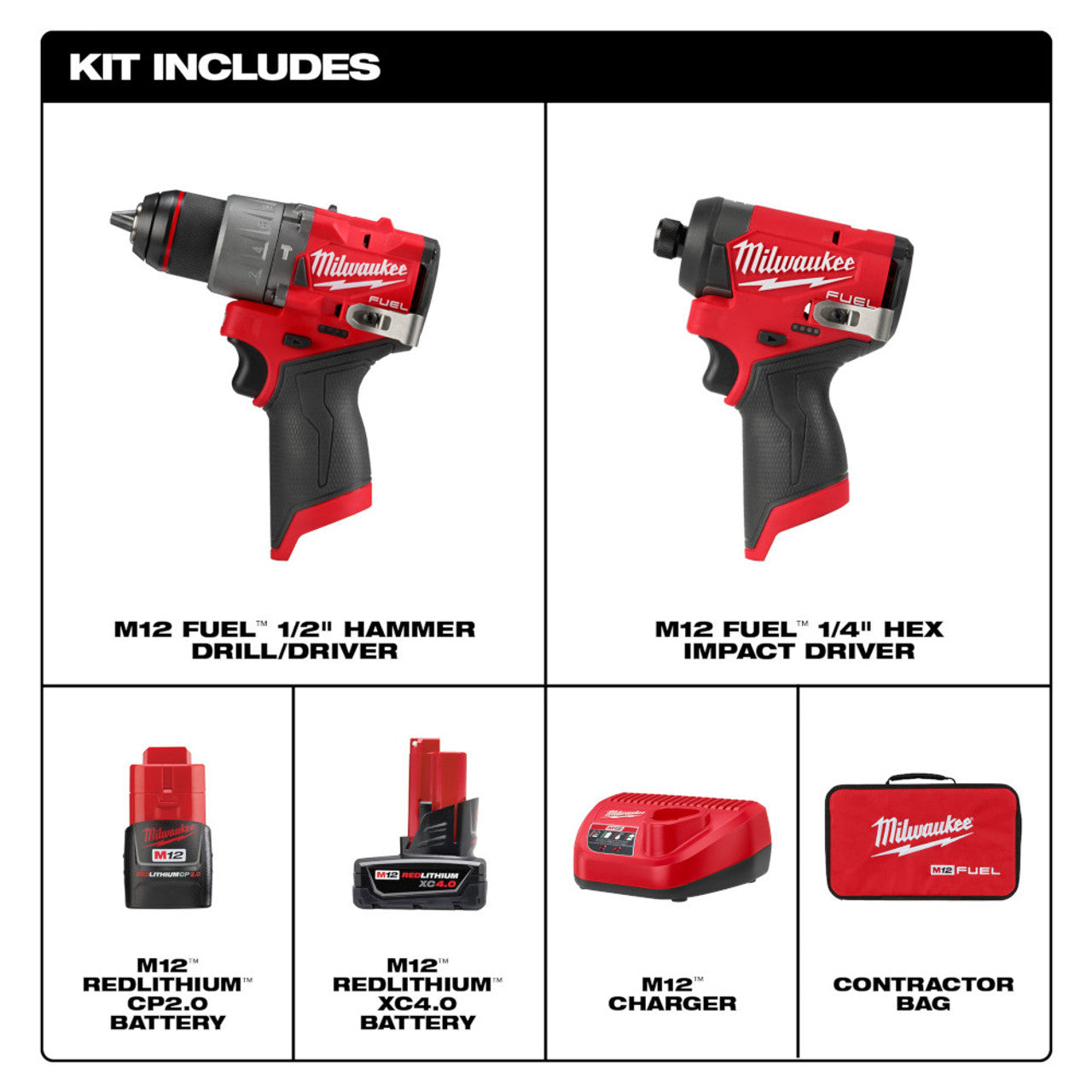 M12 FUEL™ 2-Tool Combo Kit