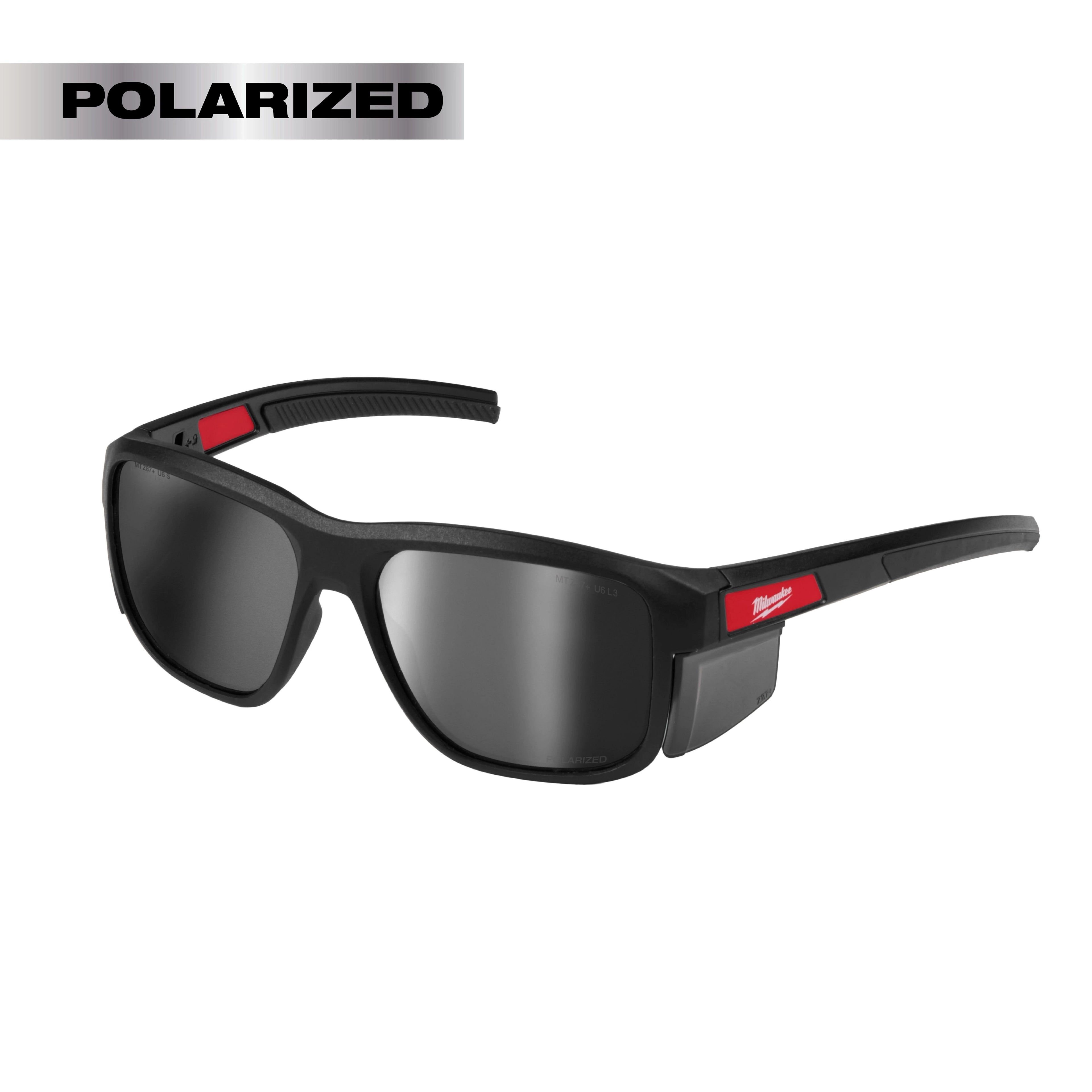 Polarized Full Frame Safety Glasses with Removable Side Shields