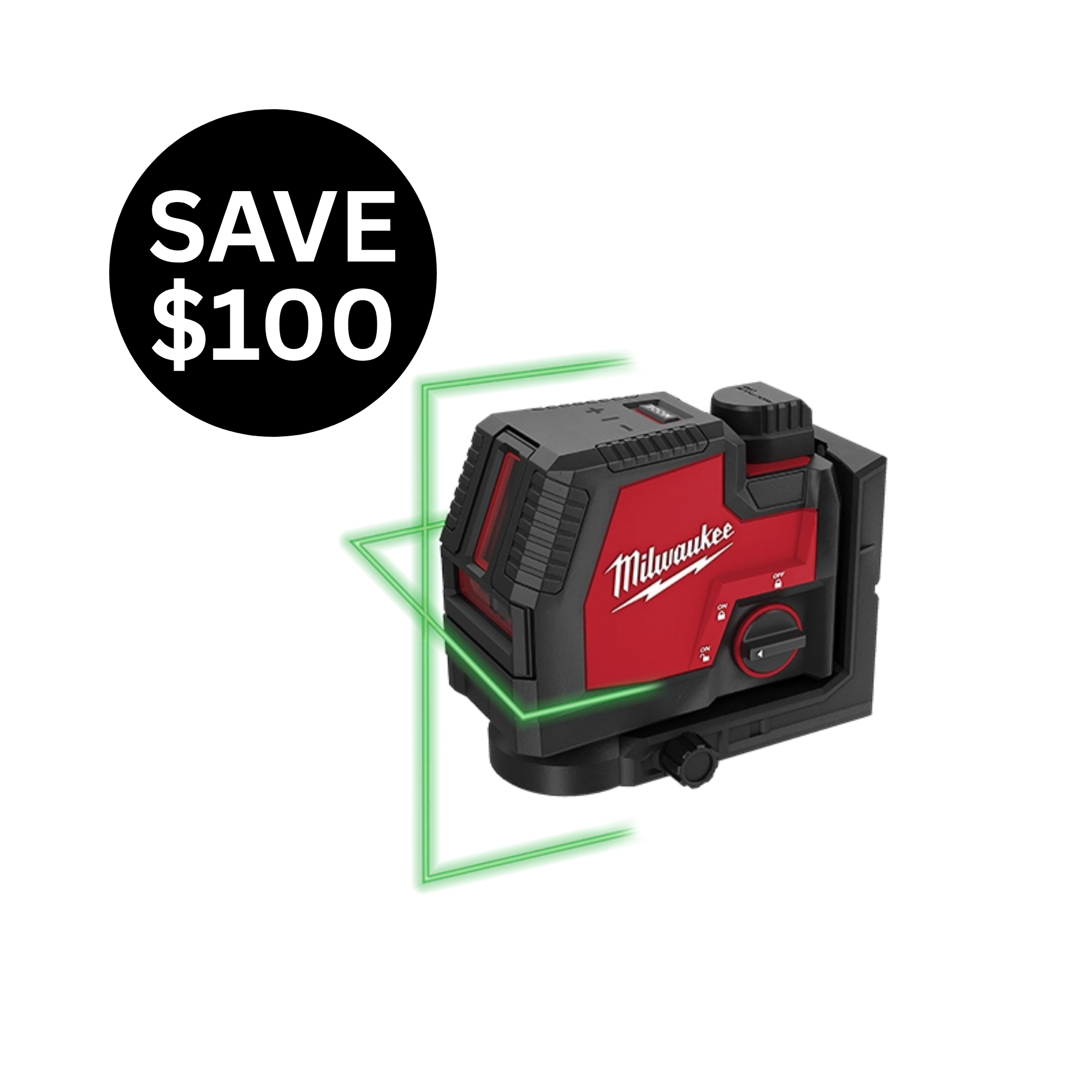 USB Rechargeable Green Cross Line Laser