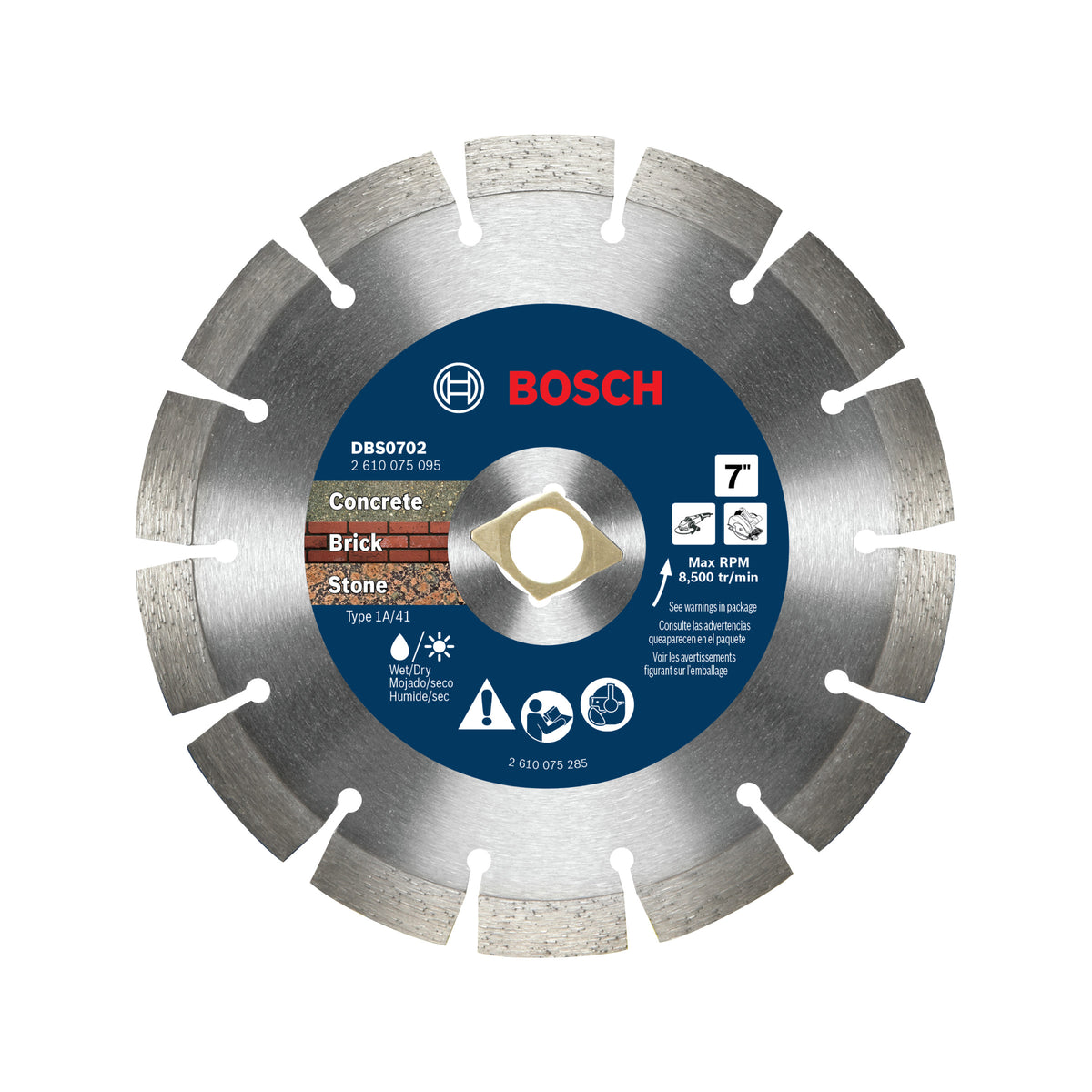 Bosch DBS0702 7 In. Premium Segmented Rim Diamond Blade