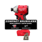 M18™ Compact Brushless 1/4" Hex Impact Driver
