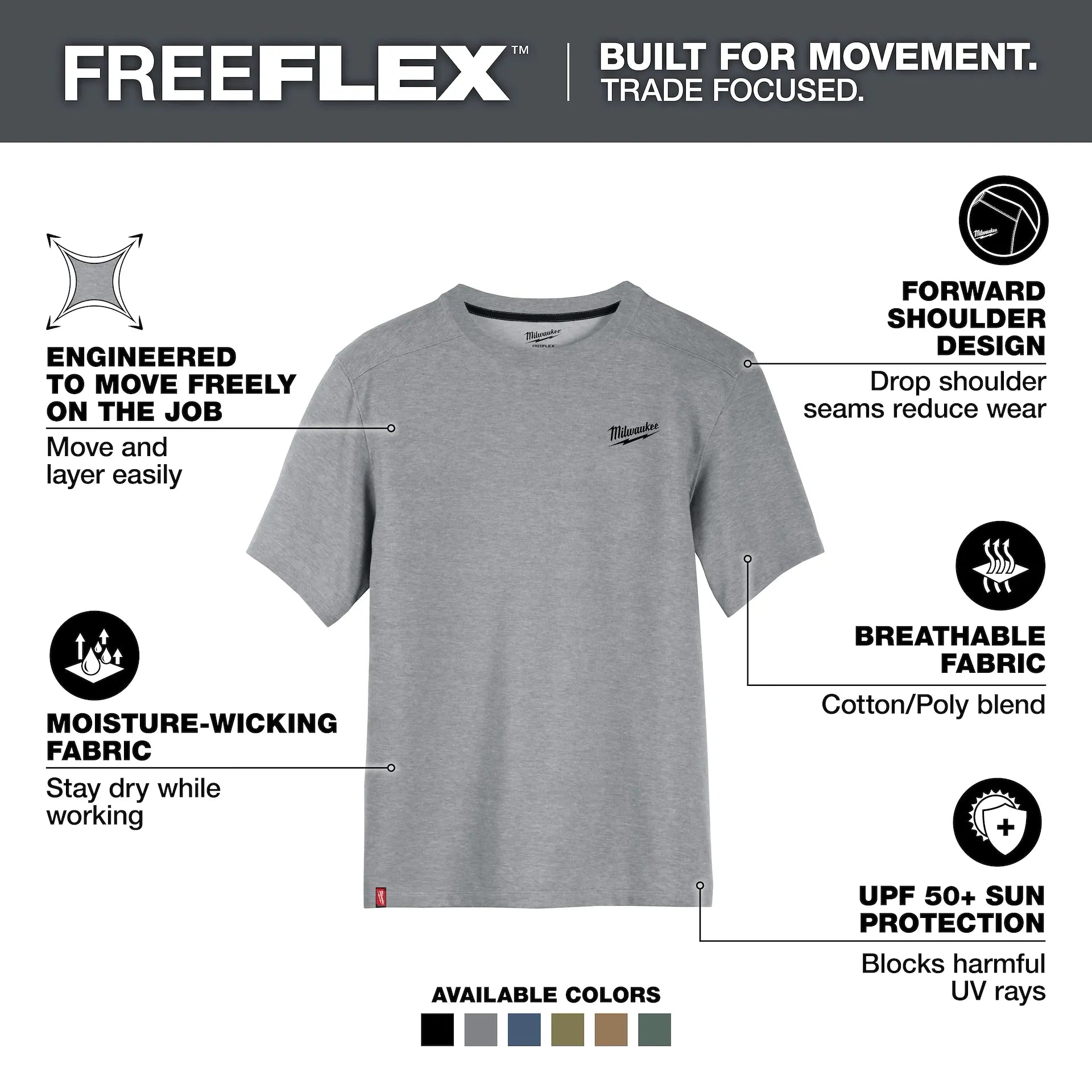 FREEFLEX™ Hybrid Work Tee - Short Sleeve