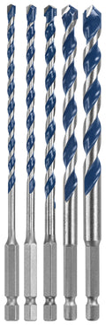 Bosch BXH5S 5 pc. Blue Xtreme Carbide Hammer Drill Bit Set