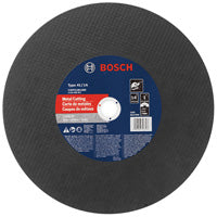 Bosch CWPS1M1400 14 In. 5/32 In. 1 In. Arbor Type 1A (ISO 41) 24 Grit Metal Cutting Bonded Abrasive Wheel