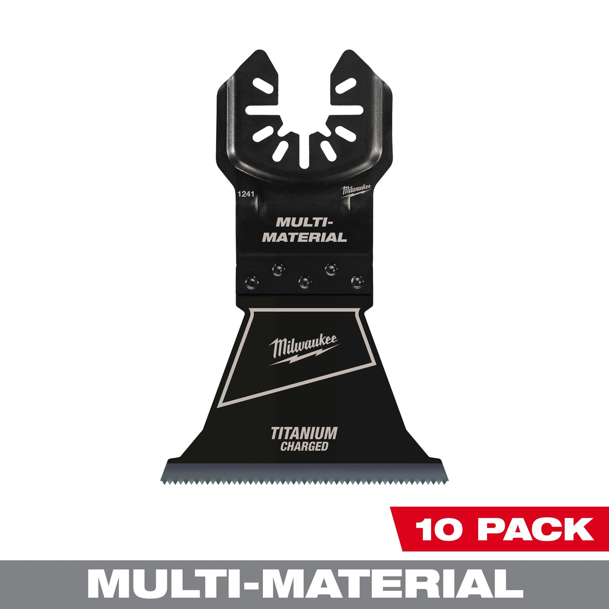 Milwaukee 2-1/2” Bi-Metal Multi-Material Universal Fit Oscillating Multi-Tool Blade (10 PK) | 49-25-1249