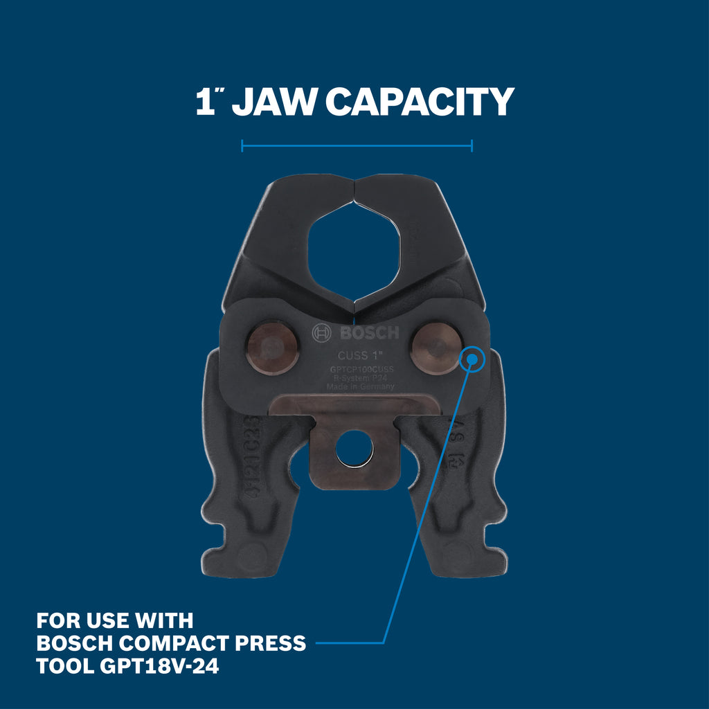 Bosch GPTCP100CUSS 1 In. Compact Press Jaw