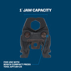 Bosch GPTCP100CUSS 1 In. Compact Press Jaw