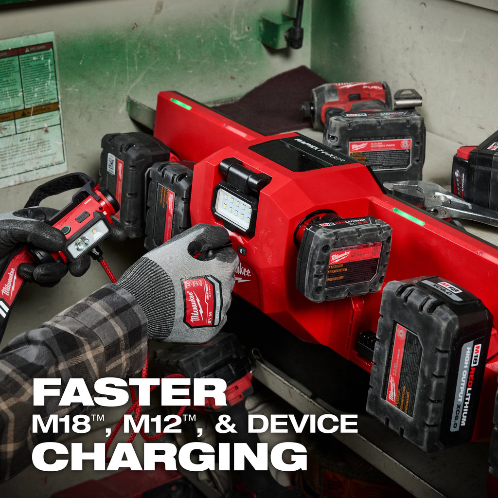 Milwaukee M18 and M12 Gangbox Rapid Charger | 48-59-1804