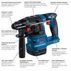 Bosch GBH18V-22N 18V Brushless SDS-plus Bulldog 3/4 In. Rotary Hammer (Tool Only)