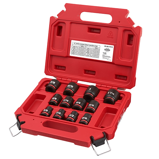 12PC SHOCKWAVE™ Impact Duty 1/2" Drive SAE Standard 6 Point Socket Set - 49-66-7010 - image 3