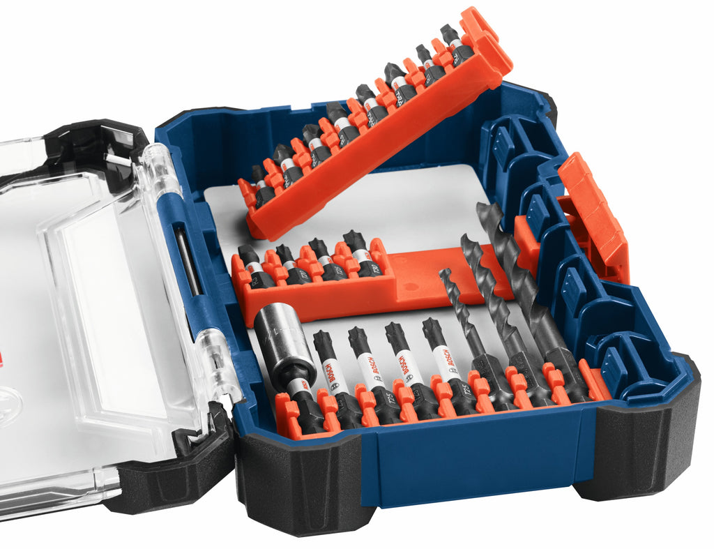 Bosch SDMS24 24 pc. Impact Tough Screwdriving Custom Case System Set