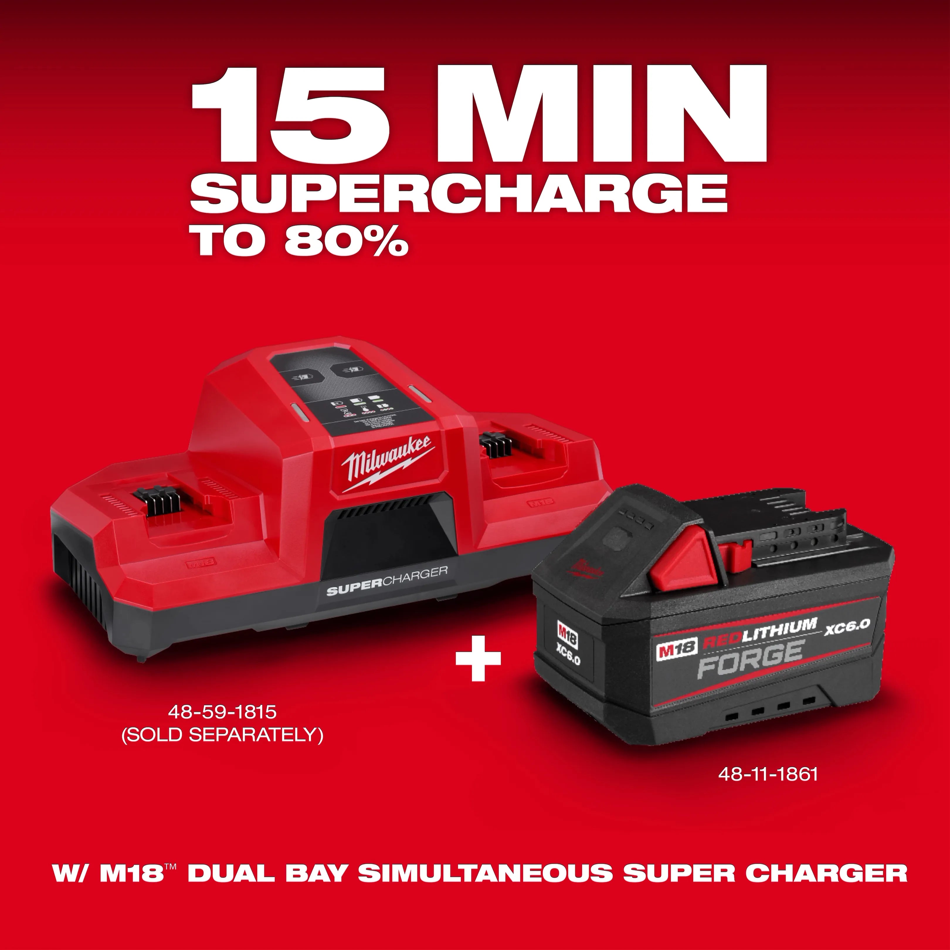 M18™ REDLITHIUM™ FORGE™ XC6.0 Battery Pack – Lithium Ion (Discontinued Out of Stock)