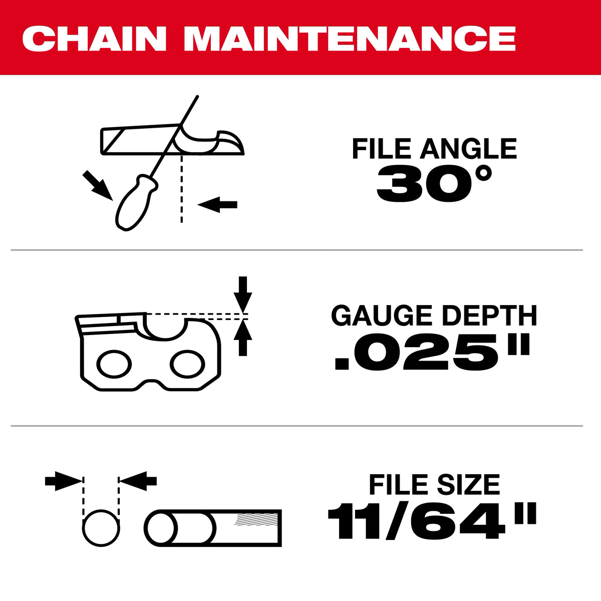 16" 3/8" LOW PROFILE™ Pitch, .043" Gauge Saw Chain - 49-16-2715 - image 4