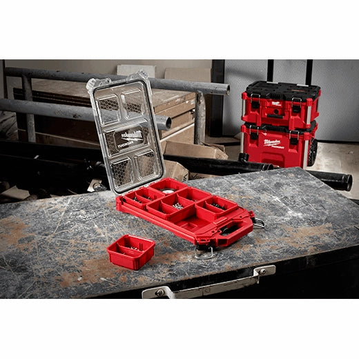 Milwaukee PACKOUT Low-Profile Compact Organizer | 48-22-8436