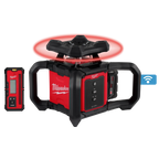 Milwaukee M18 Red Exterior Rotary Laser Level Kit with  Receiver | 3701-21