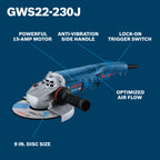 Bosch GWS22-230J 9 In. Large Angle Grinder