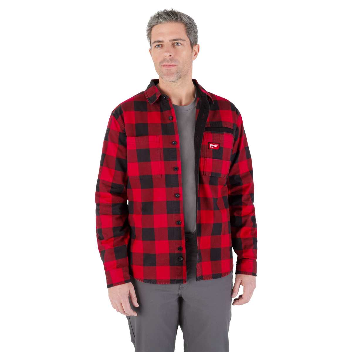 Milwaukee GRIDIRON Flannel Shirt - Red