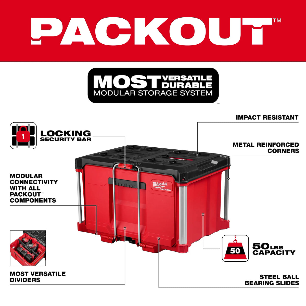 PACKOUT™ Single Drawer Tool Box