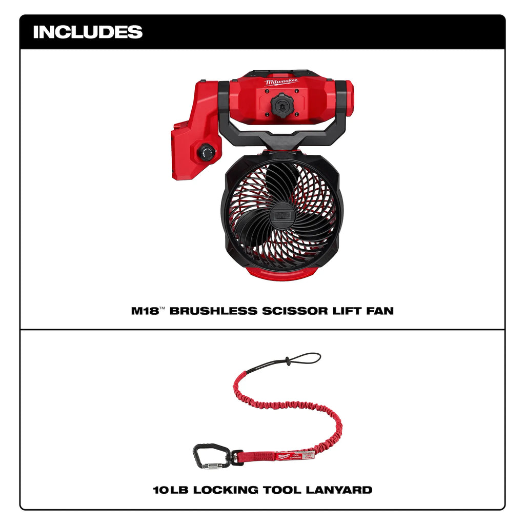 M18™ Brushless Scissor Lift Fan
