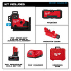 Milwaukee M12 Green 360° 3-Plane Laser with Automatic Alignment & Receiver | 3642-21