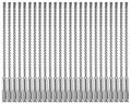 Bosch HCFC2042B25 25 pc. 1/4 In. x 6 In. x 8-1/2 In. SDS-plus Bulldog Xtreme Carbide Rotary Hammer Drill Bits
