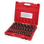 29PC SHOCKWAVE™ Impact Duty 1/2" Drive Metric Deep 6 Point Socket Set - 49-66-7015 - image 3