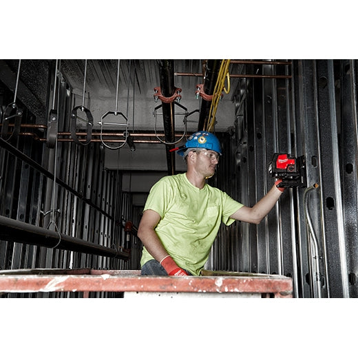 USB Rechargeable Green Cross Line & Plumb Points Laser