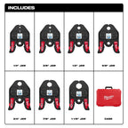 1/4”- 1-1/8” ZoomLock® MAX Press Jaw Kit for M18™ FORCE LOGIC™ Press Tools