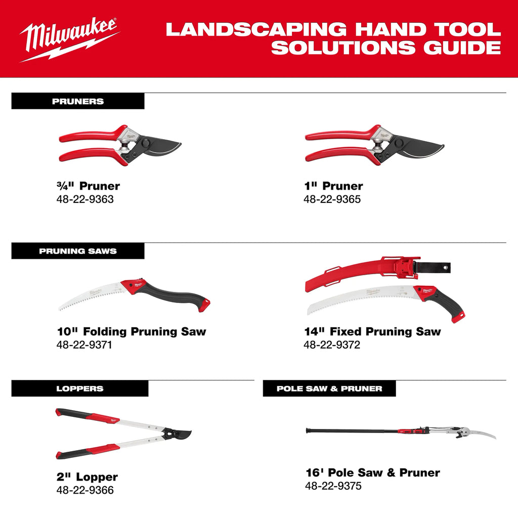 Milwaukee 16' Pole Saw & Pruner | 48-22-9375
