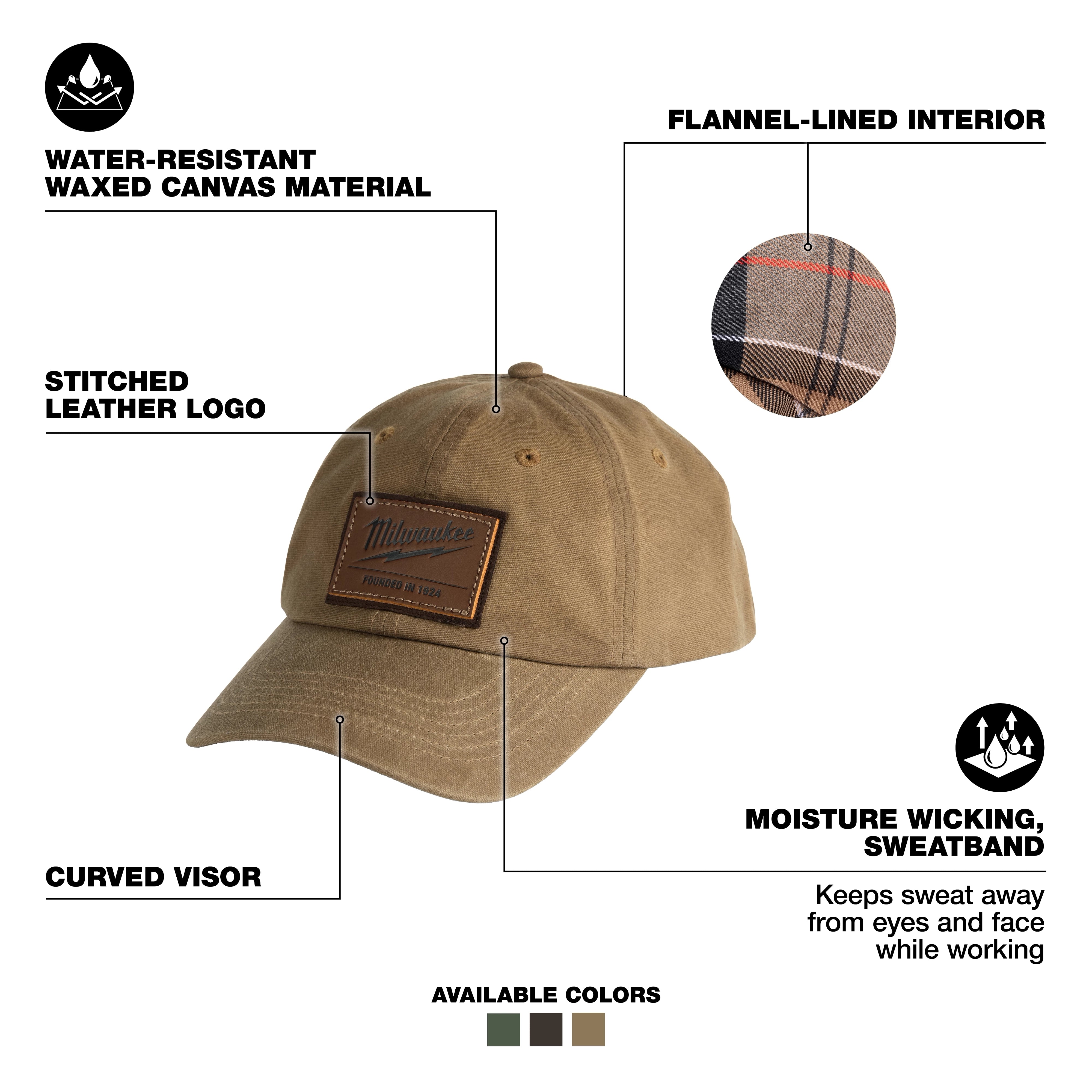 Waxed Canvas Adjustable Hat