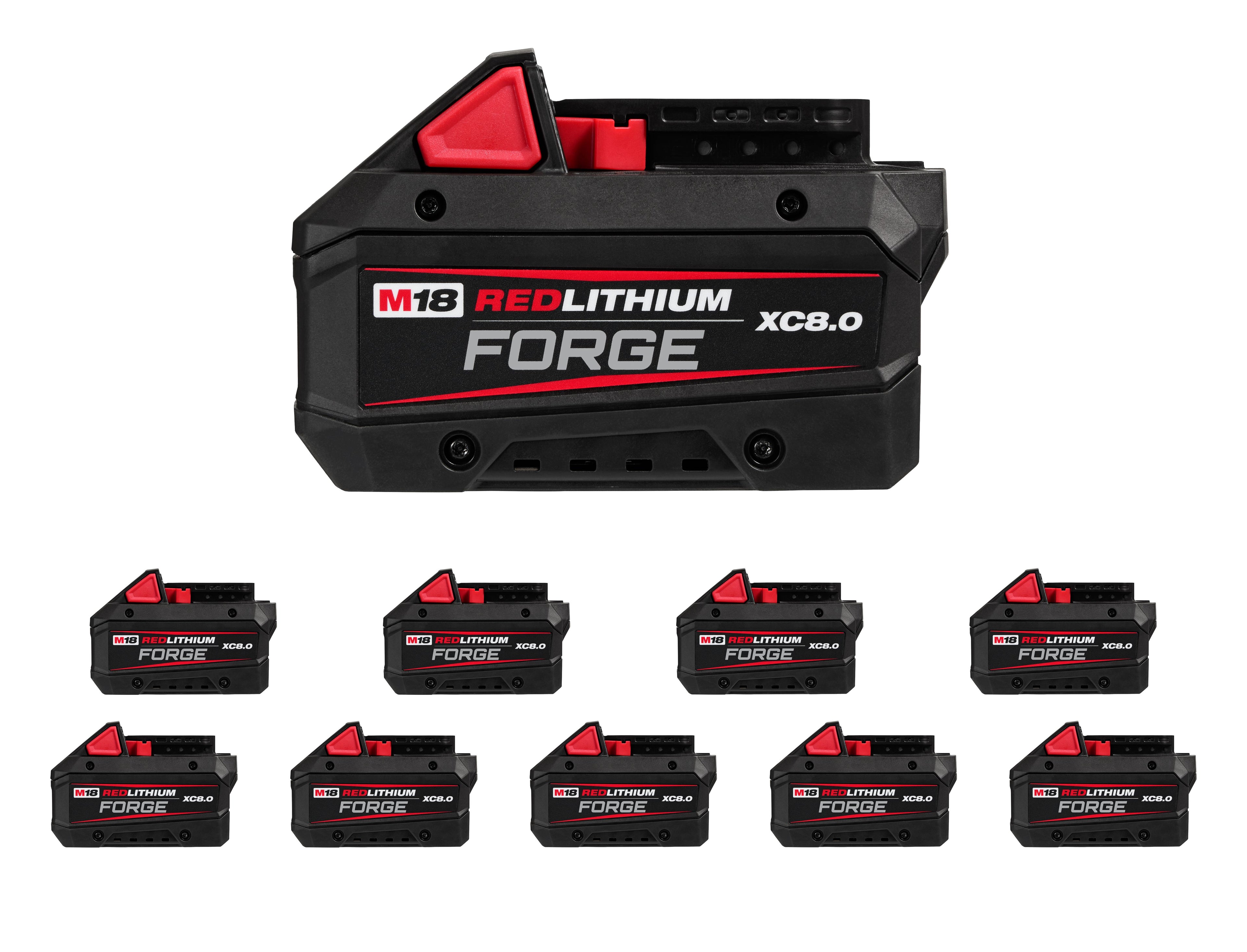 M18™ REDLITHIUM™ FORGE™ XC8.0 Battery (10 Pk)