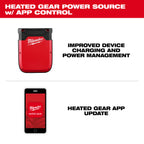 Milwaukee Heated Gear Power Source with  App Control | 48-11-2330