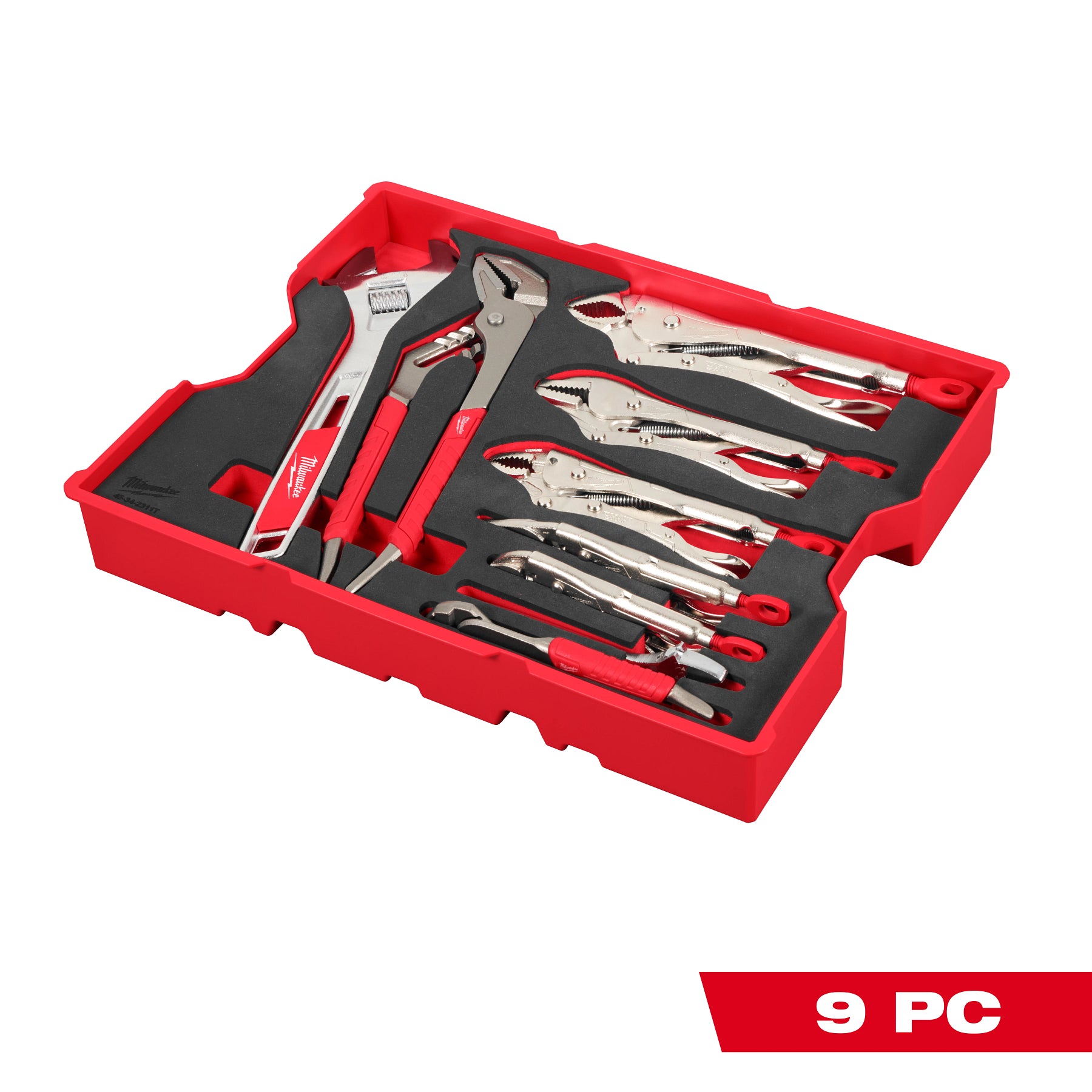 9pc. Pliers & Wrench Set with Tray for PACKOUT™ Drawers