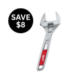 8" Wide Jaw Adjustable Wrench