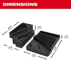 Milwaukee 15-Piece Metric Combination Wrench Trays | 48-22-9483T