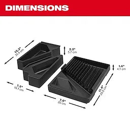 Milwaukee 15-Piece Metric Combination Wrench Trays | 48-22-9483T