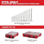 Milwaukee 15-Piece SAE Combination Wrench Trays | 48-22-9484T