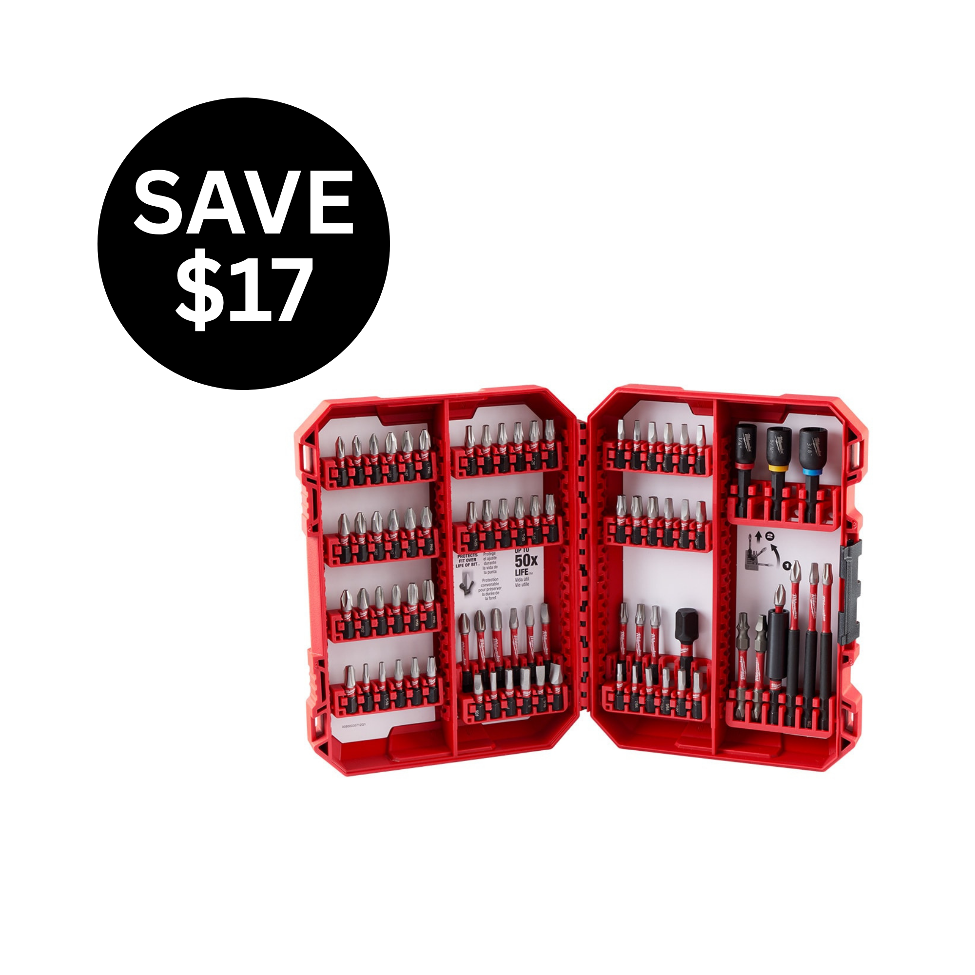 80PC SHOCKWAVE™ Impact Duty Driver Bit Set