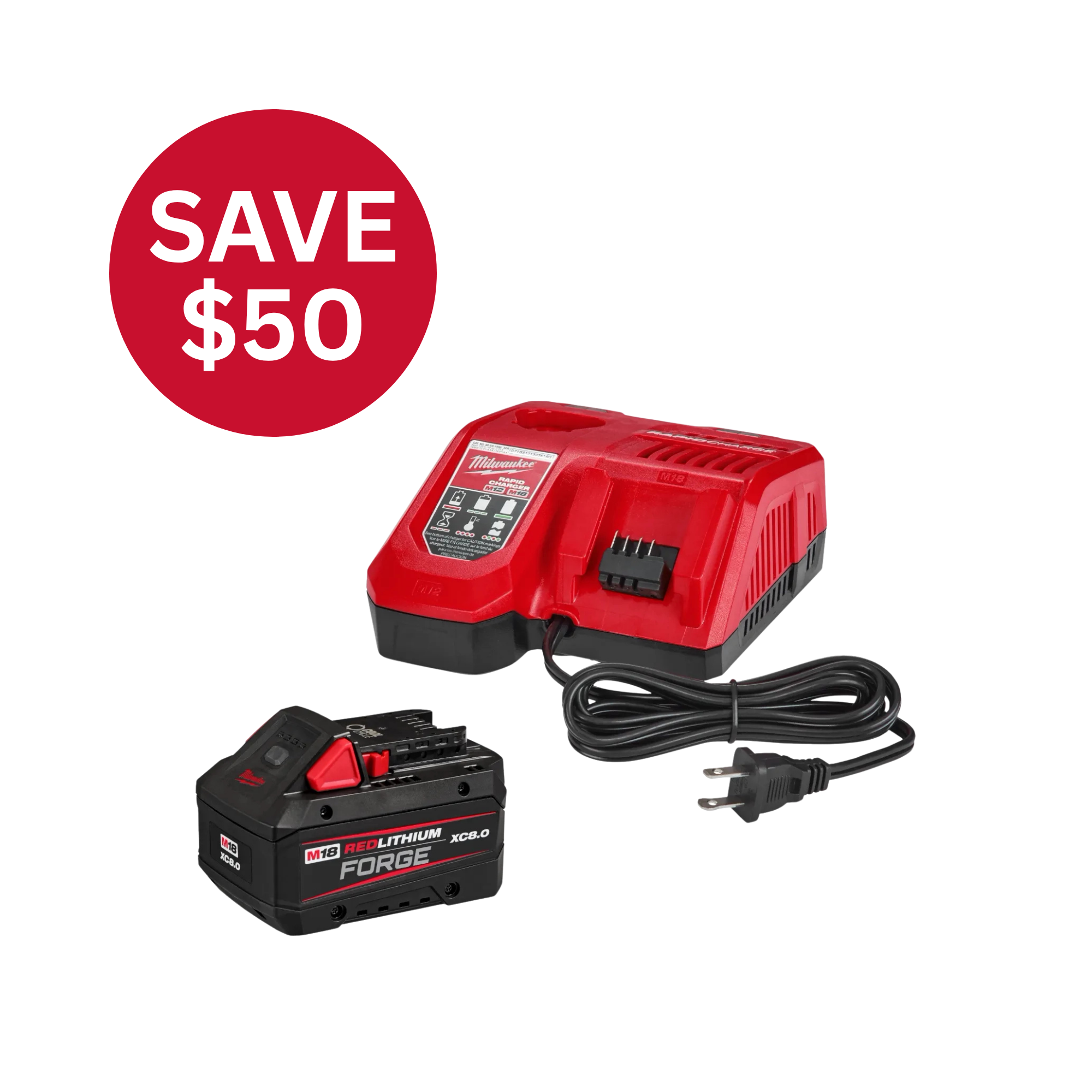 M18™ REDLITHIUM™ FORGE™ XC8.0 Starter Kit